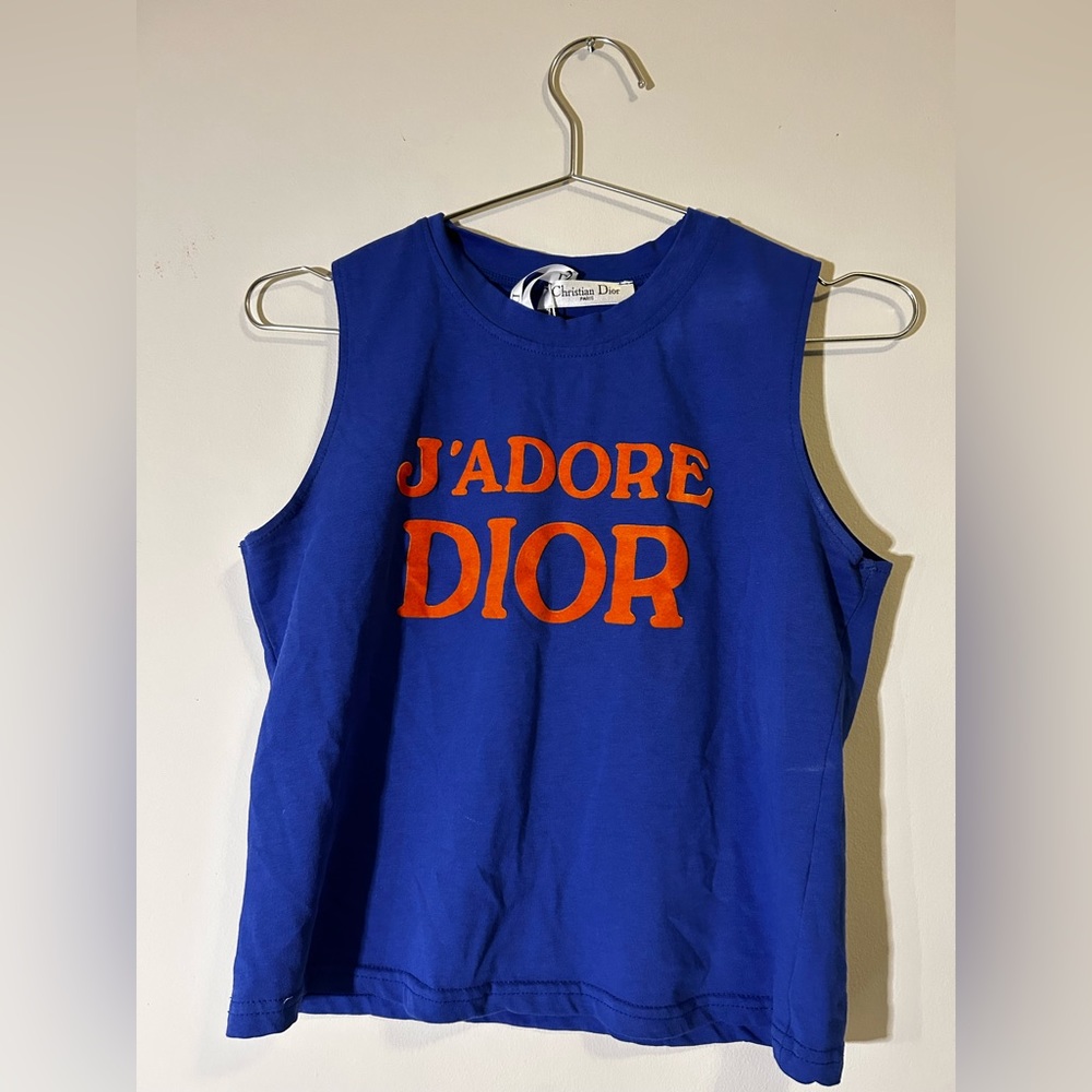 Vintage dior tank top 🧡